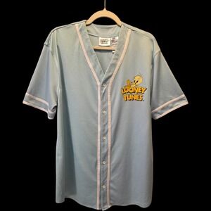 Looney Toons Sz XL Baseball Jersey Bugs Tweety Taz Lola Marvin